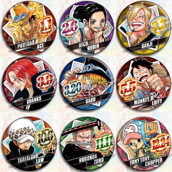 Zoro Anime Merchandise - One Piece Anime Badge Set Official