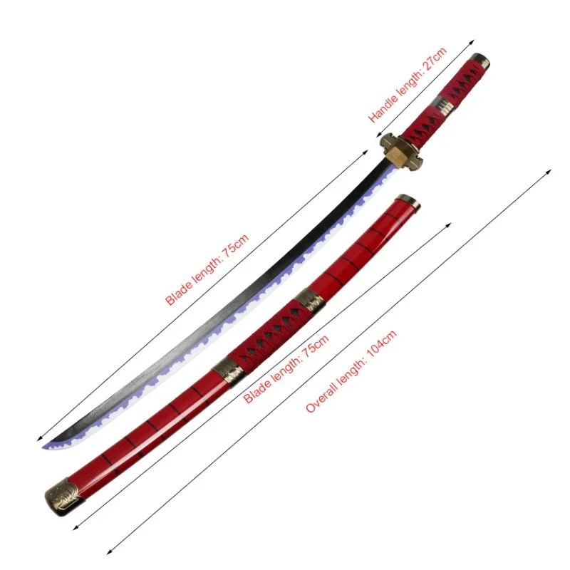 2026 Roronoa Zoro Katana Anime - Cosplay Prop Sword ulasan dan harga