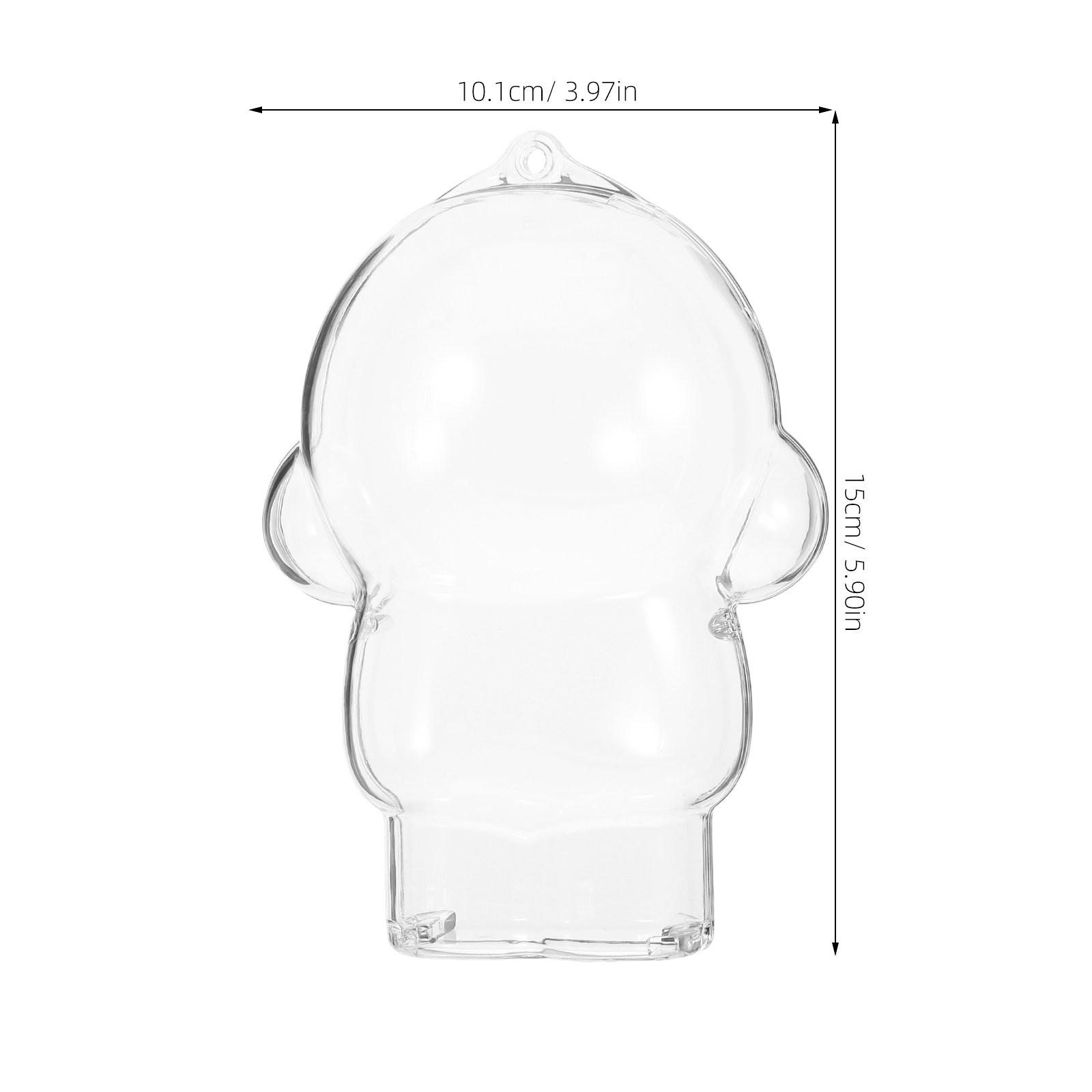 Transparent Protective Cover M - Figure Display Box ulasan dan harga