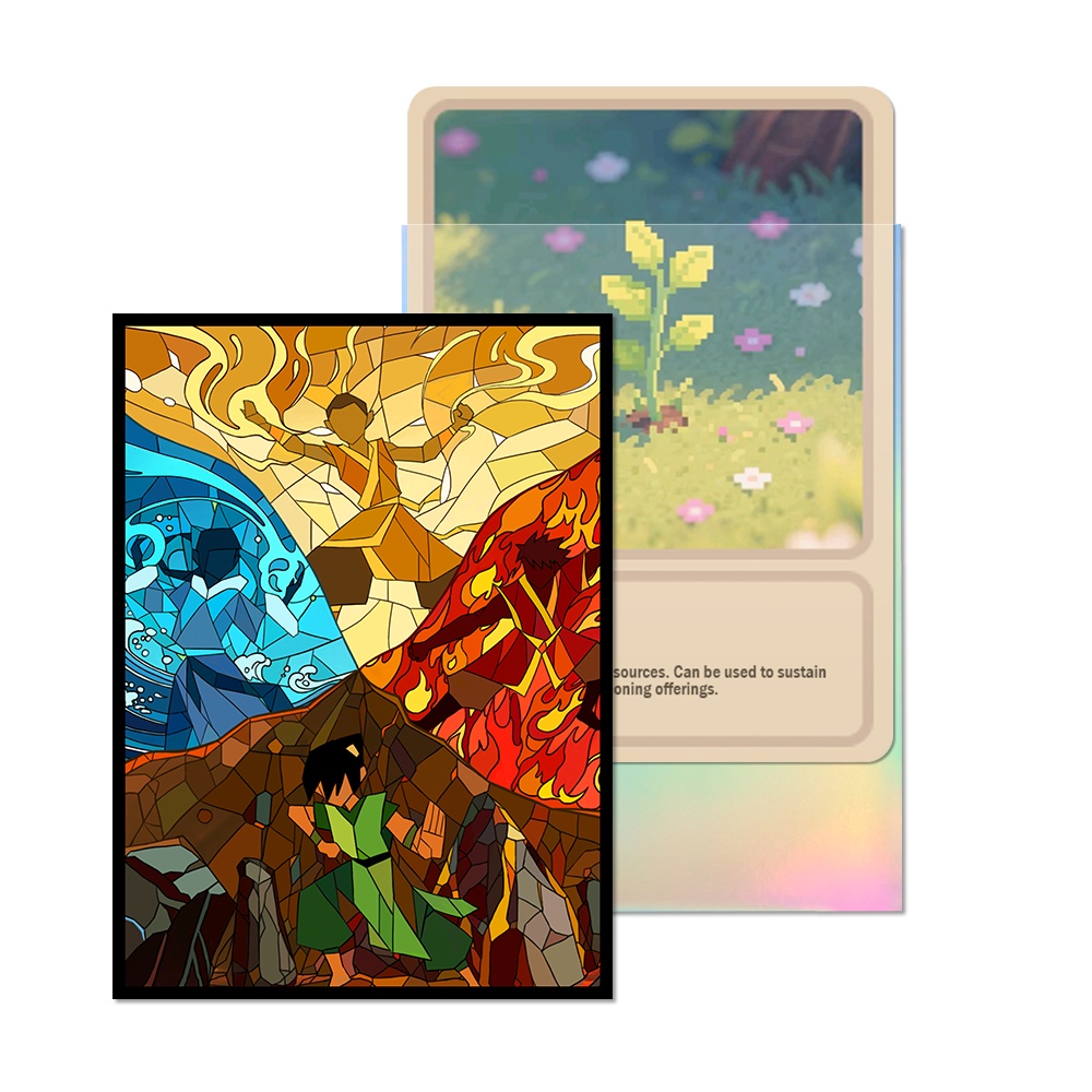 60PCS 66X91mm Holographic Stan - Collector Card Sleeve ulasan dan harga