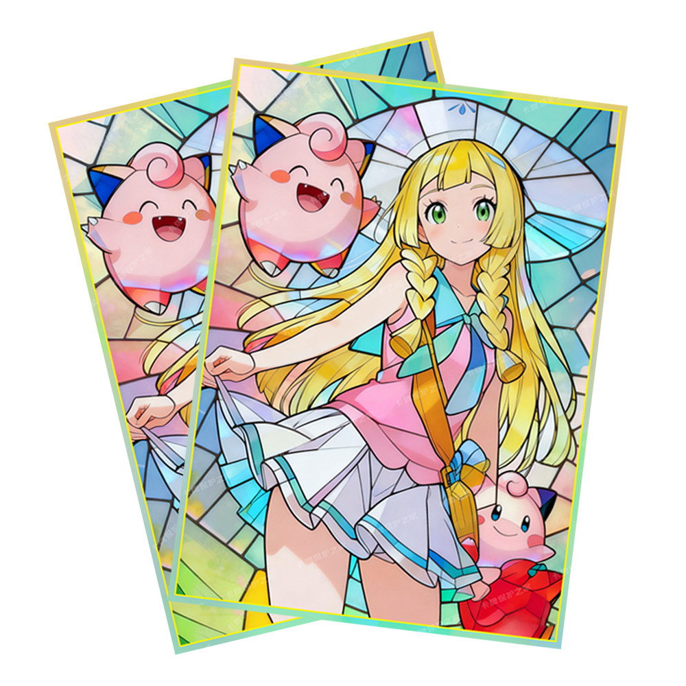 60PCS  Anime Pokemon Lillie Fi - Collector Card Sleeve ulasan dan harga