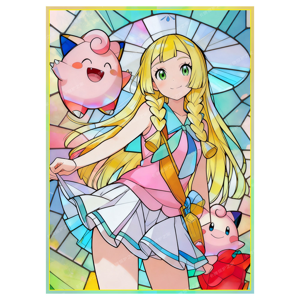 60PCS  Anime Pokemon Lillie Fi - Collector Card Sleeve ulasan dan harga