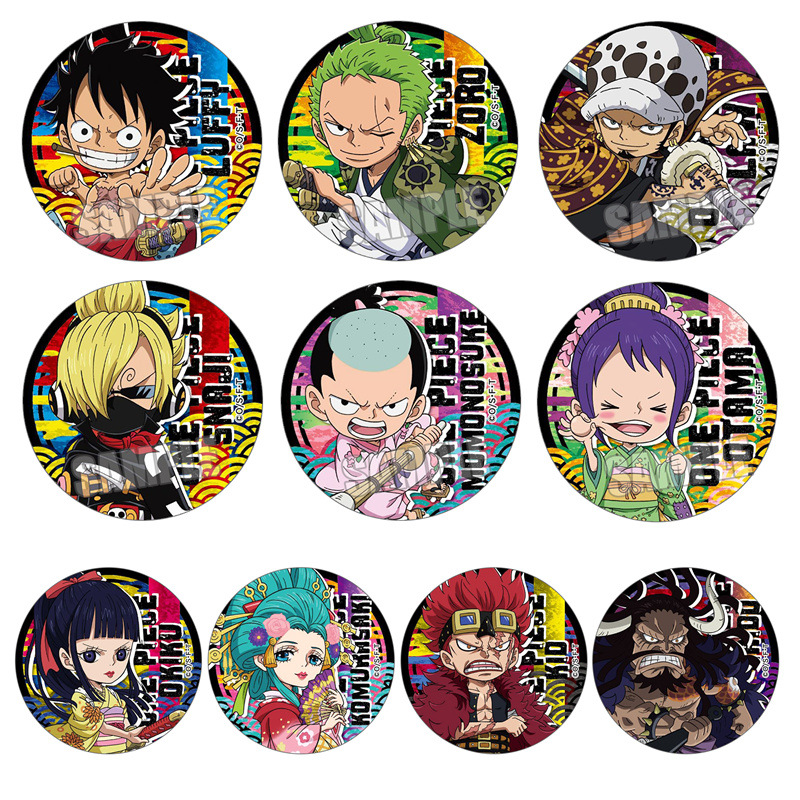 One Piece Q Version Anime Badg - Anime Merchandise Types ulasan dan harga