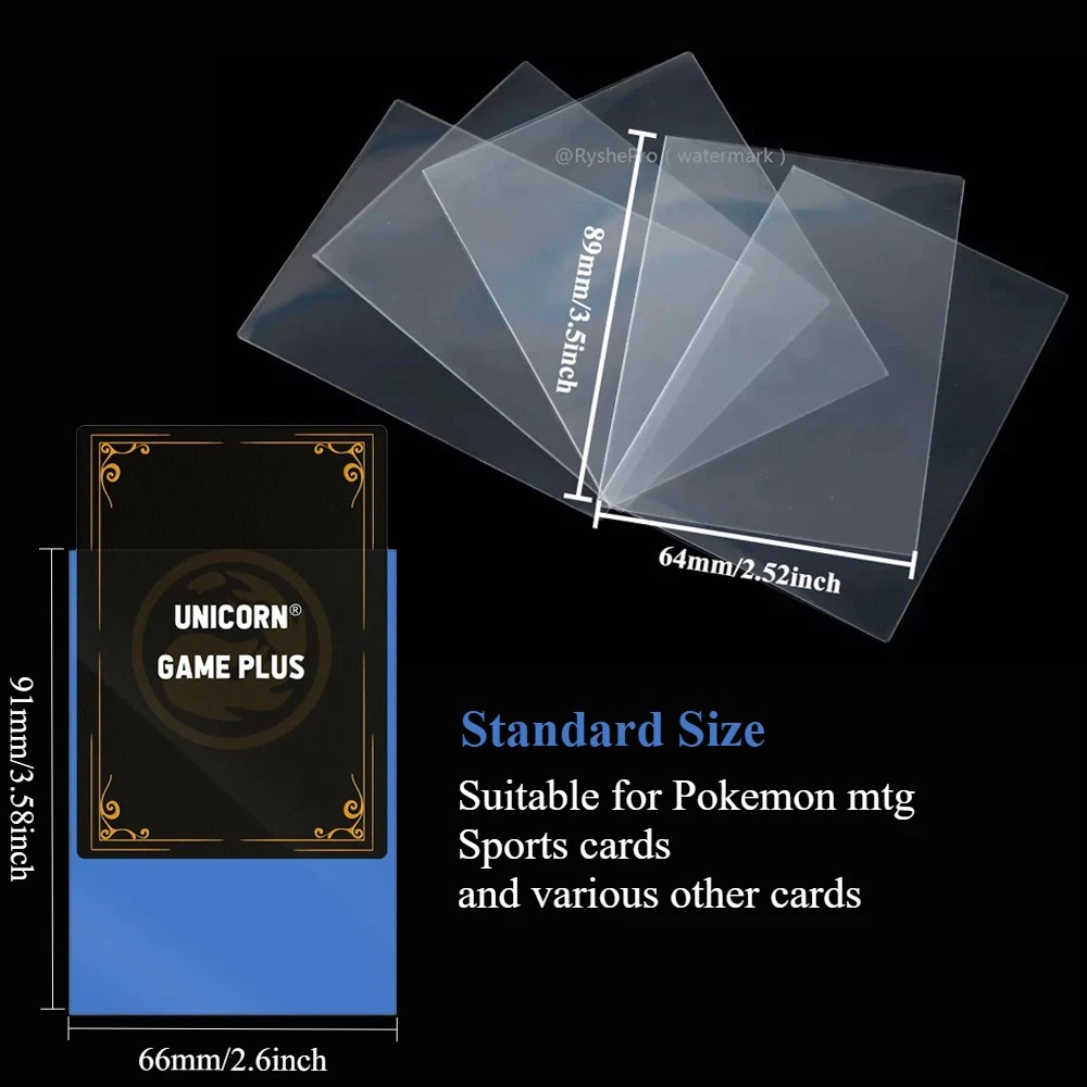 200PCS Card Sleeves Trading Ca - Collector Card Sleeve ulasan dan harga