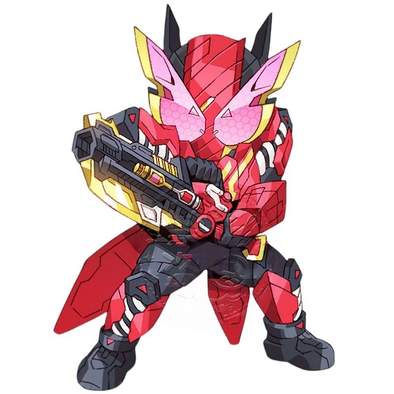 Kamen Rider chibi anime mercha - Anime Merchandise In Japan ulasan dan harga