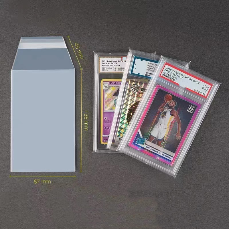 100pcs Sleeves For Graded Slab - Collector Card Sleeve ulasan dan harga