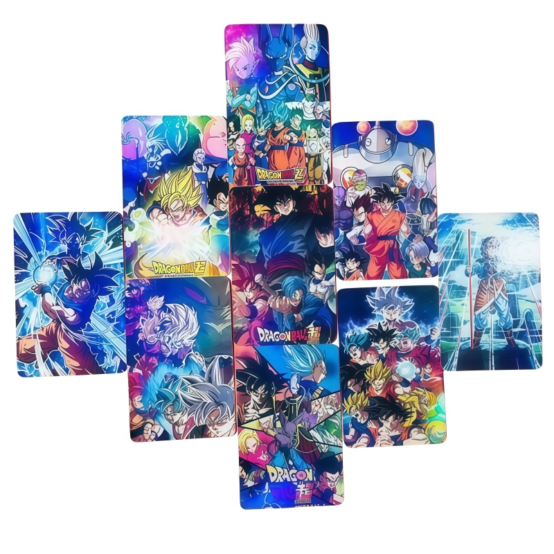 50pcs Dragon Ball holographic  - Anime Merchandise In Japan ulasan dan harga